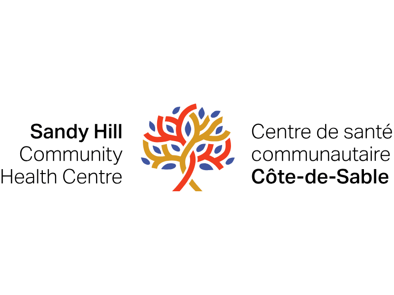 Colorful tree logo with text