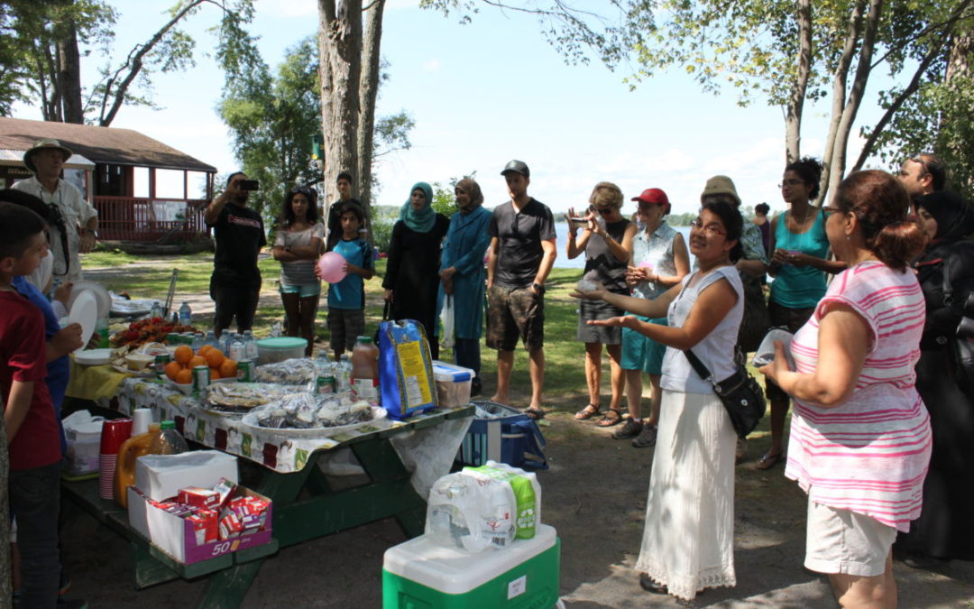 Picnic on the beach helps connect communities