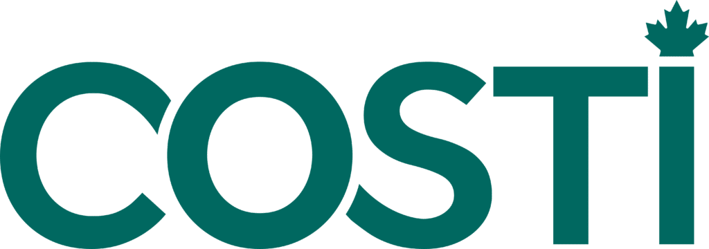 COSTI logo with maple leaf