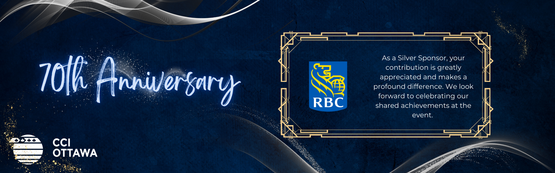 RBC - Silver Sponsor of CCI 70th Anniversary Gala